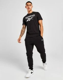 Reebok Large Logo Vector T-Shirt Sort -Herretoj Salg jd 598275 c