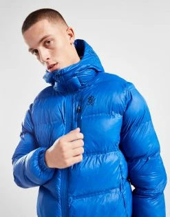 Gym King Impact Shine Jacket Blå -Herretoj Salg jd 599136 d