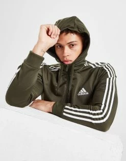 Adidas Badge Of Sport 3-stripes Hoodie Grøn