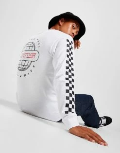 Vans Worldwide Long Sleeve T-shirt Hvid