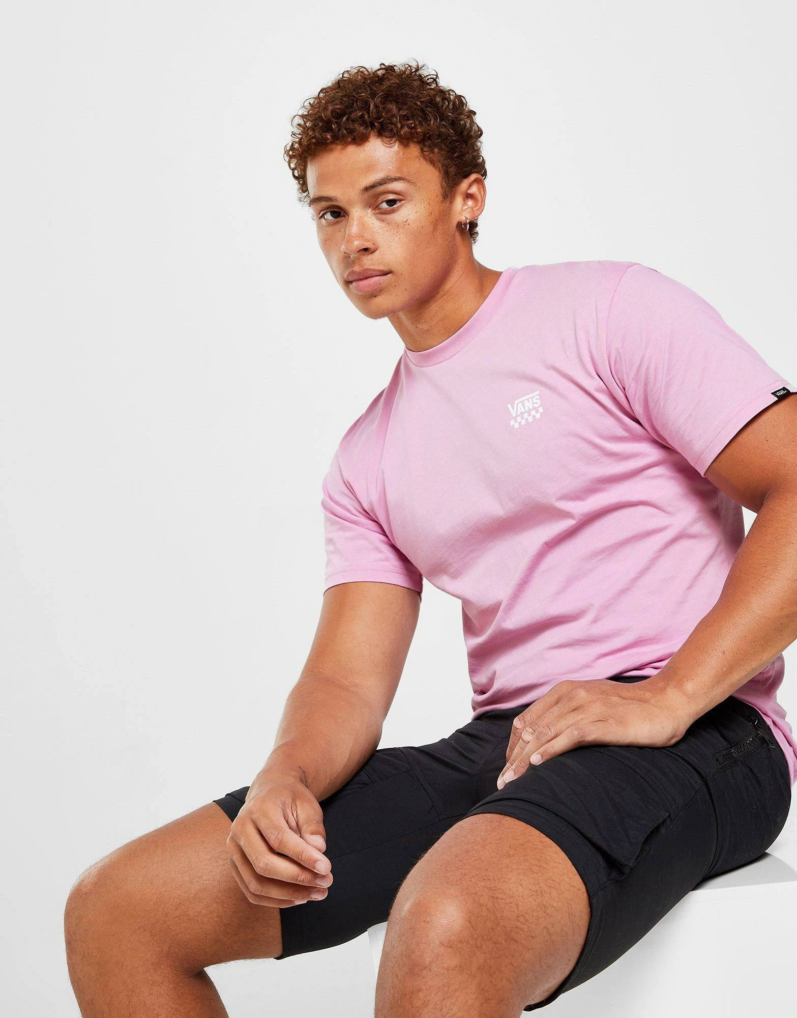 Vans T-Shirt Herre Pink 4 Vans T-Shirt Herre Pink - Billede 2