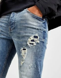 VALERE Azzurro Denim Jeans Blå -Herretoj Salg jd 603337 e