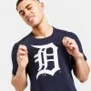 Official Team MLB Detroit Tigers Logo T-Shirt Blå -Herretoj Salg jd 603396 a
