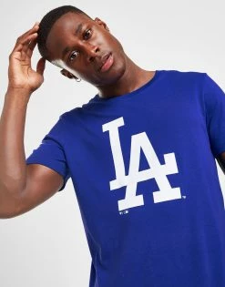 Official Team MLB LA Dodgers Logo T-Shirt Blå