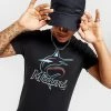 Official Team MLB Miami Marlins Logo T-Shirt Sort -Herretoj Salg jd 603399 a