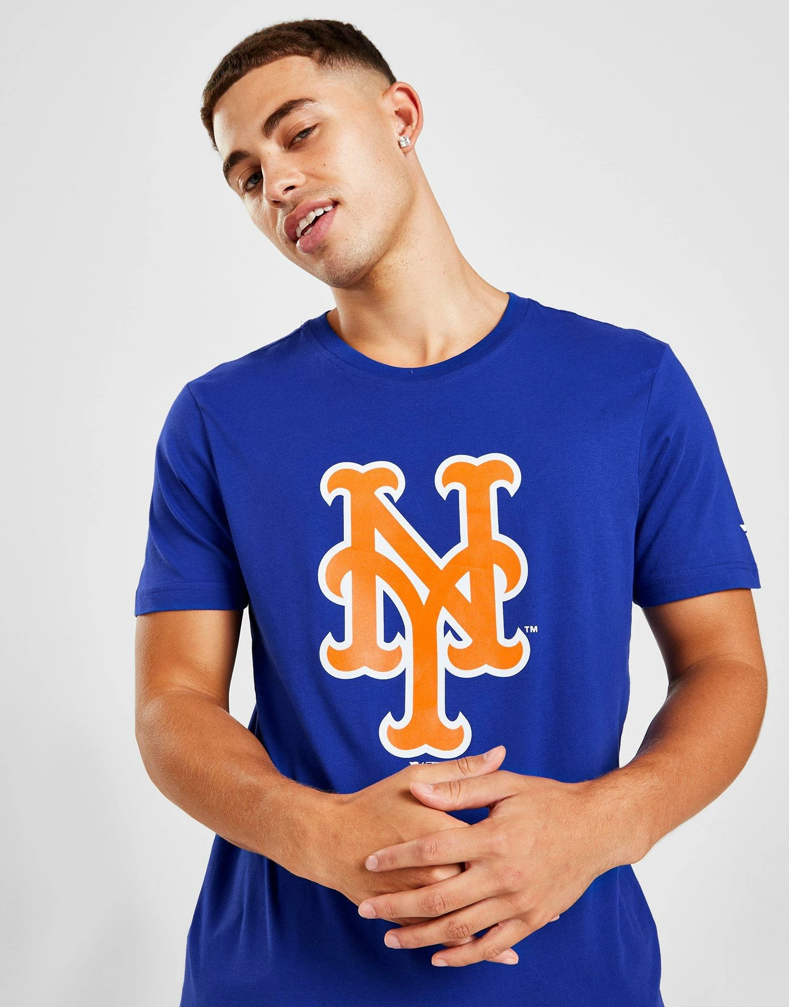 Official Team MLB New York Mets Logo T-Shirt Blå 4 Official Team MLB New York Mets Logo T-Shirt Blå - Billede 2