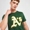 Official Team MLB Oakland Athletics Logo T-Shirt Grøn