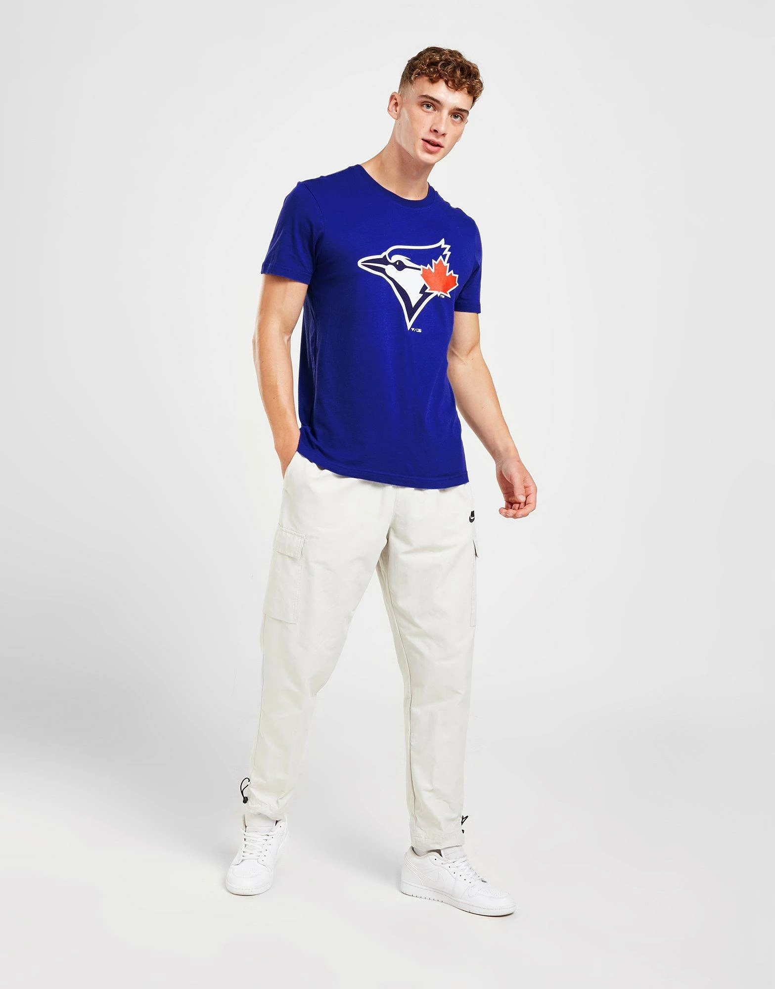 Official Team MLB Toronto Blue Jays Logo T-Shirt Blå 6 Official Team MLB Toronto Blue Jays Logo T-Shirt Blå - Billede 4