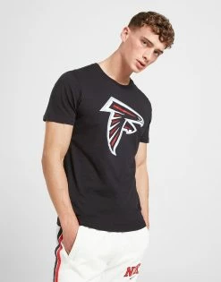 Official Team NFL Atlanta Falcons Logo T-Shirt Sort