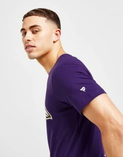 Official Team NFL Baltimore Ravens Logo T-Shirt Lilla -Herretoj Salg jd 603478 e