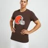 Official Team NFL Cleveland Browns Logo T-Shirt Brun -Herretoj Salg jd 603487 a