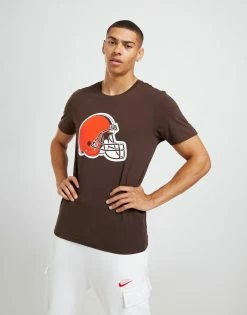 Official Team NFL Cleveland Browns Logo T-Shirt Brun