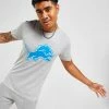 Official Team NFL Detroit Lions Logo T-Shirt Grå
