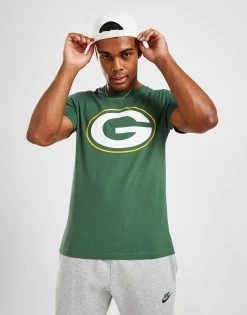 Official Team NFL Green Bay Packers Logo T-Shirt Grøn