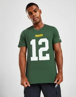 Official Team NFL Green Bay Packers Rodgers #12 T-Shirt Grøn