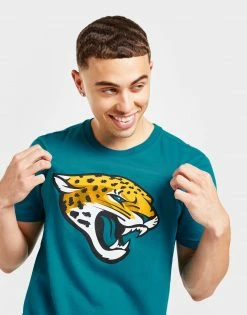 Official Team NFL Jacksonville Jaguars Logo T-Shirt Blå -Herretoj Salg jd 603530 c