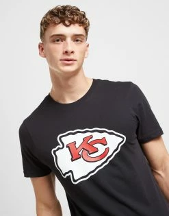 Official Team NFL Kansas City Chiefs Logo T-Shirt Sort