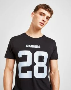 Official Team NFL Las Vegas Raiders Jacobs #28 T-Shirt Sort -Herretoj Salg jd 603533 c