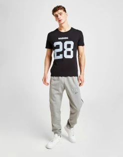 Official Team NFL Las Vegas Raiders Jacobs #28 T-Shirt Sort -Herretoj Salg jd 603533 d