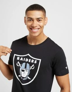 Official Team NFL Las Vegas Raiders Logo T-Shirt Sort