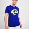 Official Team NFL Los Angeles Rams Logo T-Shirt Blå -Herretoj Salg jd 603537 a