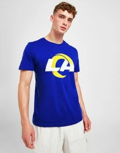 Official Team NFL Los Angeles Rams Logo T-Shirt Blå