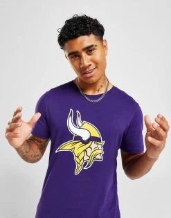 Official Team NFL Minnesota Vikings Logo T-Shirt Lilla