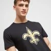 Official Team NFL New Orleans Saints Logo T-Shirt Sort