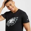 Official Team NFL Philadelphia Eagles Logo T-Shirt Sort -Herretoj Salg jd 603545 a
