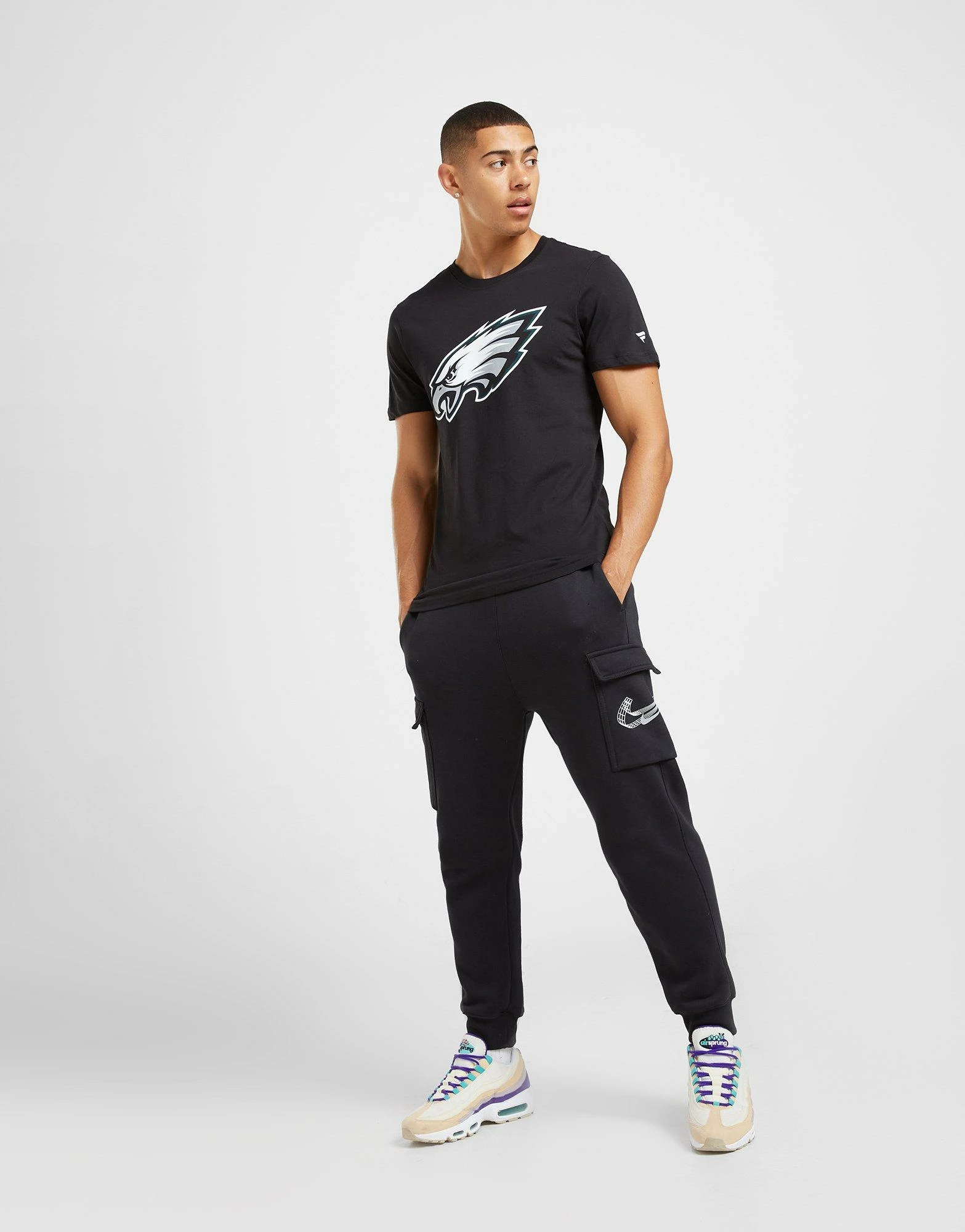 Official Team NFL Philadelphia Eagles Logo T-Shirt Sort 6 Official Team NFL Philadelphia Eagles Logo T-Shirt Sort - Billede 4