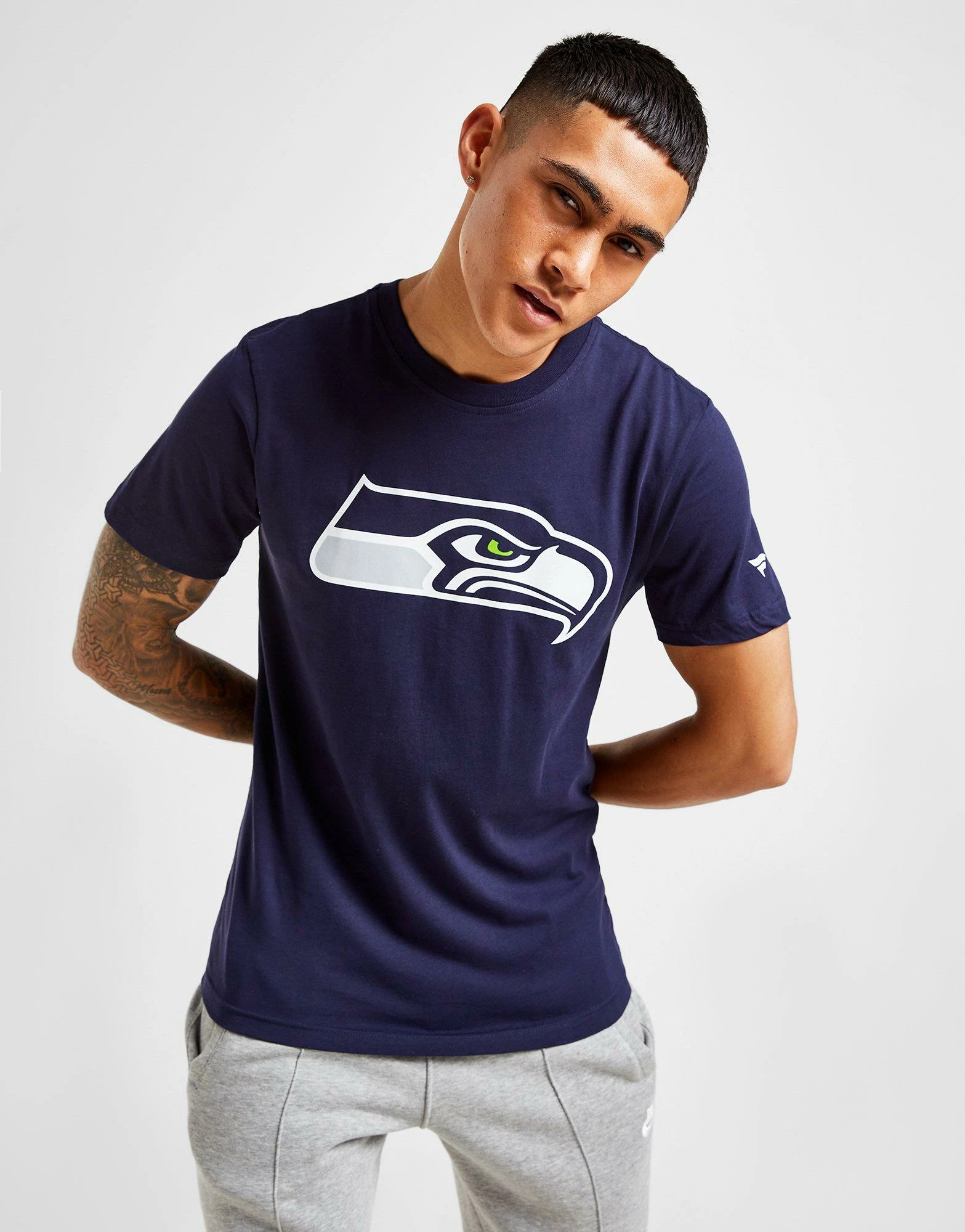 Official Team NFL Seattle Seahawks Logo T-Shirt Blå 3 Official Team NFL Seattle Seahawks Logo T-Shirt Blå