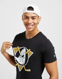 Official Team NHL Anaheim Ducks Logo T-Shirt Sort -Herretoj Salg jd 603622 d