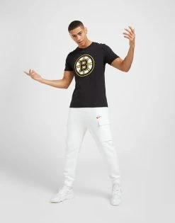 Official Team NHL Boston Bruins Logo T-Shirt Sort -Herretoj Salg jd 603627 e