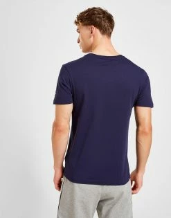 Official Team NHL Edmonton Oilers Logo T-Shirt Blå -Herretoj Salg jd 603637 c