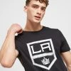 Official Team NHL Los Angeles Kings Logo T-Shirt Sort -Herretoj Salg jd 603641 a