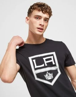 Official Team NHL Los Angeles Kings Logo T-Shirt Sort