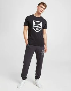 Official Team NHL Los Angeles Kings Logo T-Shirt Sort -Herretoj Salg jd 603641 c