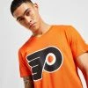 Official Team NHL Philadelphia Flyers Logo T-Shirt Orange