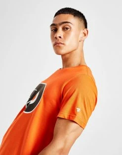 Official Team NHL Philadelphia Flyers Logo T-Shirt Orange -Herretoj Salg jd 603649 d