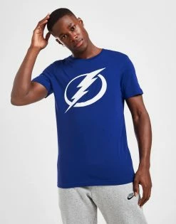 Official Team NHL Tampa Bay Lightning Logo T-Shirt Blå 9 Official Team NHL Tampa Bay Lightning Logo T-Shirt Blå -Herretoj Salg jd 603660 c