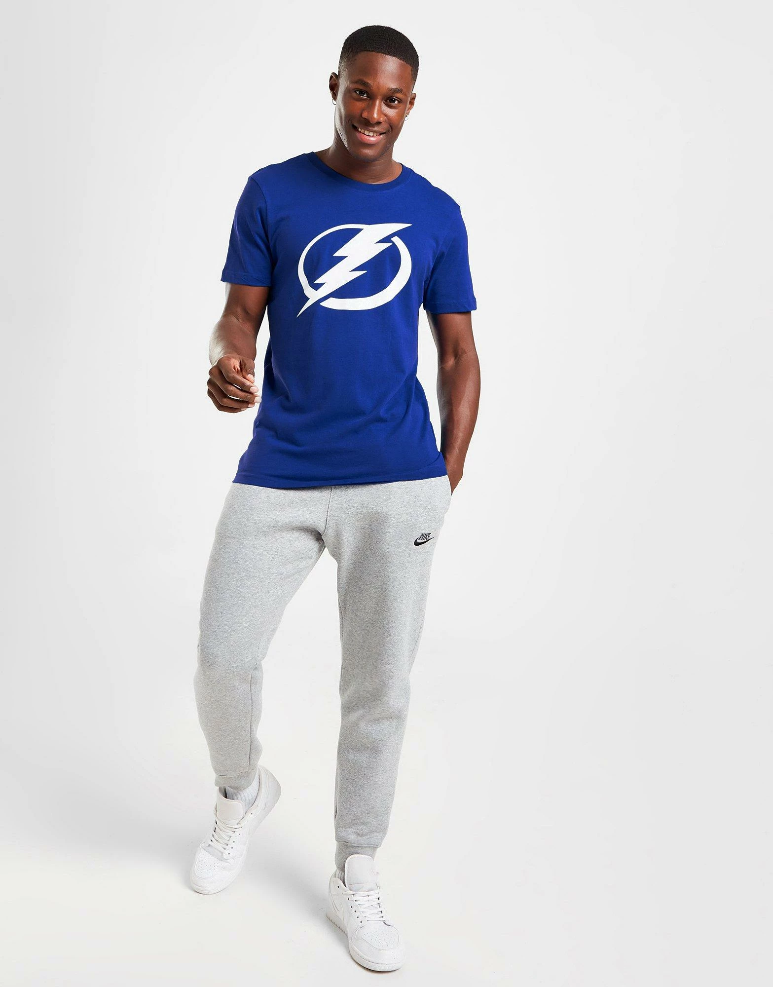Official Team NHL Tampa Bay Lightning Logo T-Shirt Blå 7 Official Team NHL Tampa Bay Lightning Logo T-Shirt Blå - Billede 5