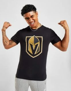 Official Team NHL Vegas Golden Knights Logo T-Shirt Sort