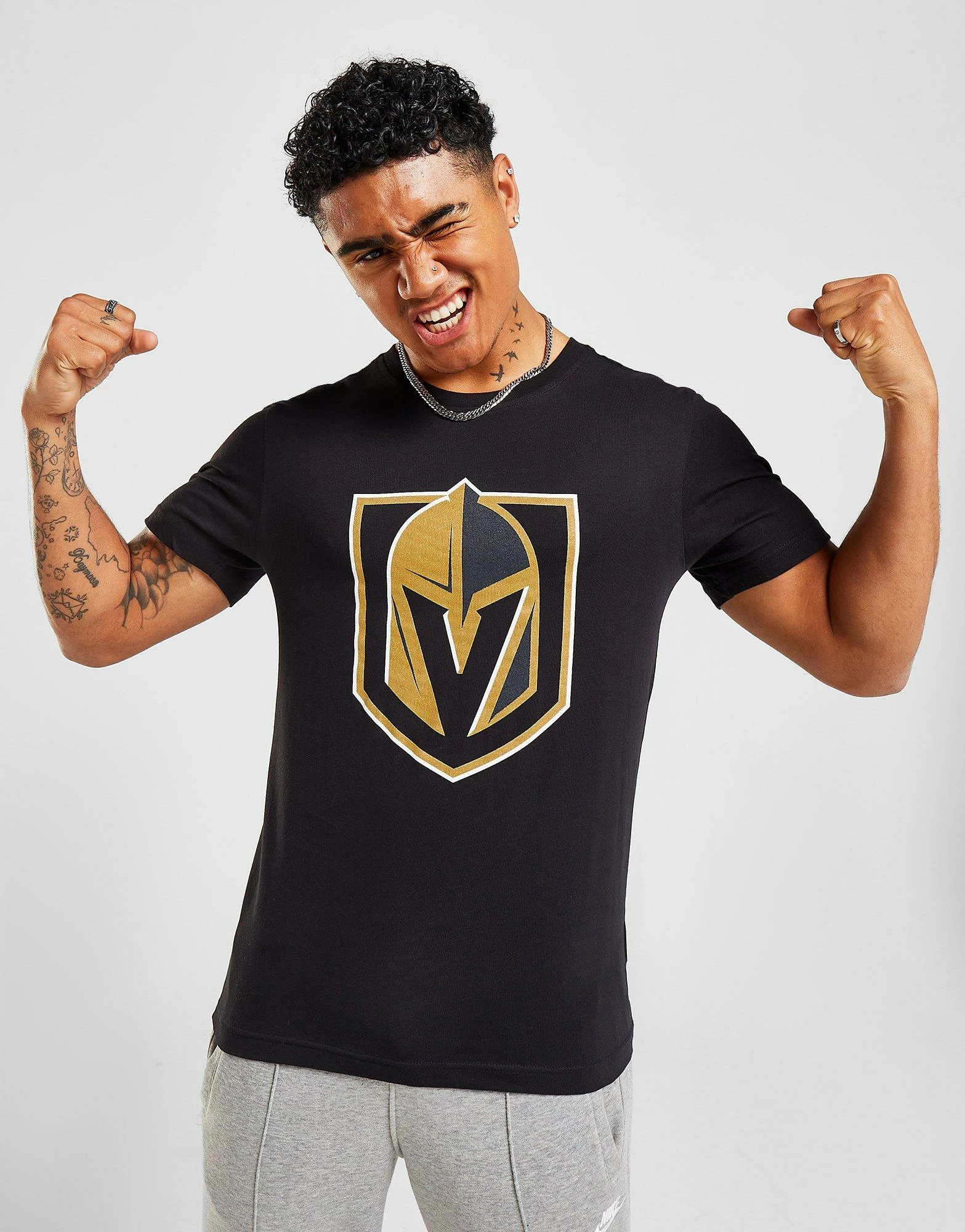 Official Team NHL Vegas Golden Knights Logo T-Shirt Sort 3 Official Team NHL Vegas Golden Knights Logo T-Shirt Sort