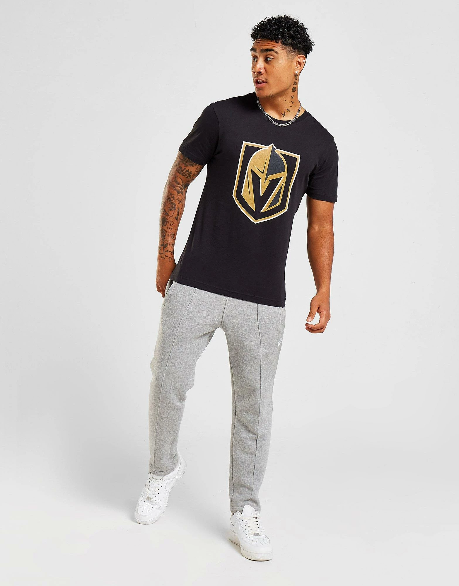 Official Team NHL Vegas Golden Knights Logo T-Shirt Sort 6 Official Team NHL Vegas Golden Knights Logo T-Shirt Sort - Billede 4