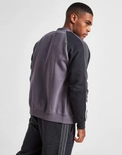 Adidas Originals SST Fleece Track Top Grå -Herretoj Salg jd 604155 c