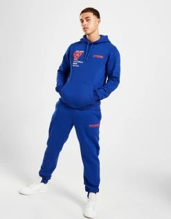 HECHBONE City Hoodie Blå -Herretoj Salg jd 604668 d