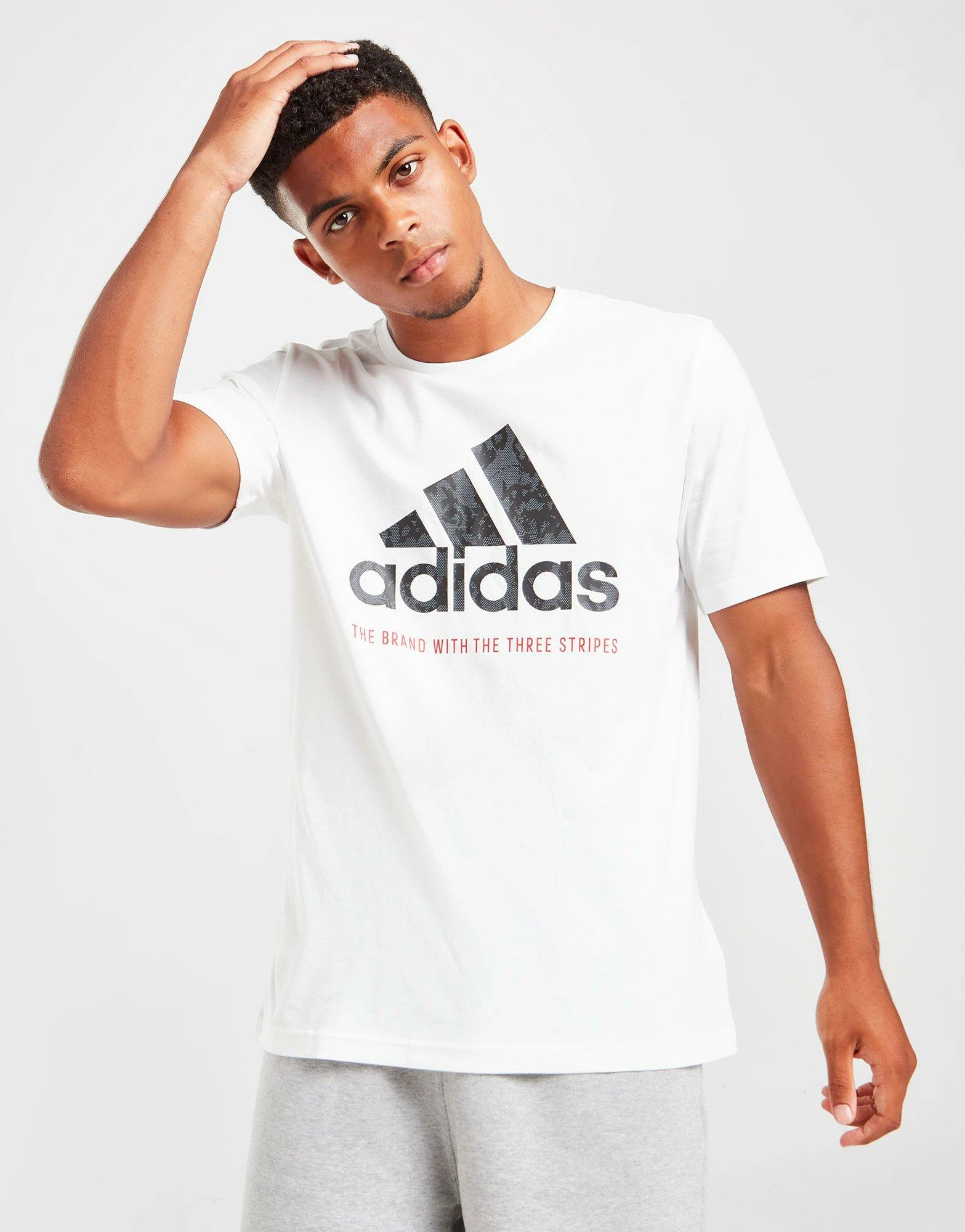 Adidas Badge Of Sport Digital Camo T-Shirt Herre Hvid 4 Adidas Badge Of Sport Digital Camo T-Shirt Herre Hvid - Billede 2