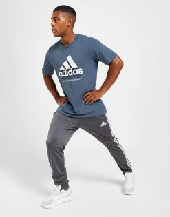 Adidas Badge Of Sport Shadow T-Shirt Herre Blå 9 Adidas Badge Of Sport Shadow T-Shirt Herre Blå -Herretoj Salg jd 605093 c