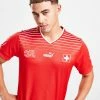 Puma Switzerland 2022 Home Shirt Rød -Herretoj Salg jd 605601 a