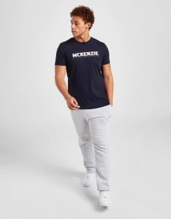 McKenzie Tidus T-Shirt Blå -Herretoj Salg jd 607892 d